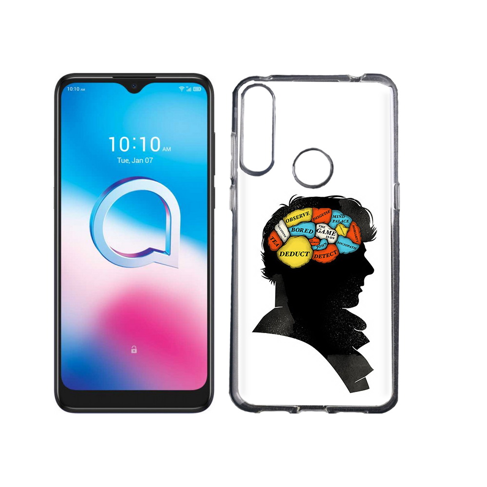

Чехол MyPads Tocco для Alcatel 3L (2020) 5029Y темный рисунок (PT159035.666.640), Tocco