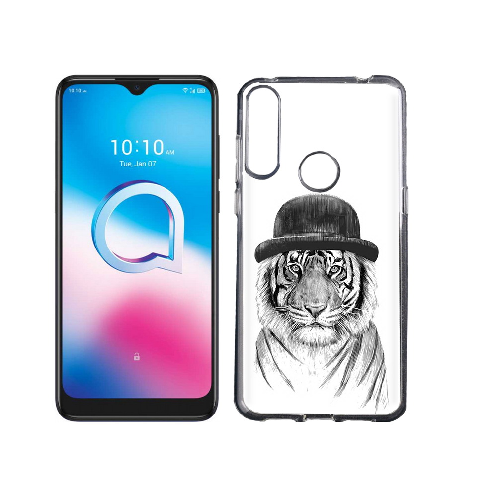 

Чехол MyPads Tocco для Alcatel 3L (2020) 5029Y тигр британец (PT159035.666.641), Tocco