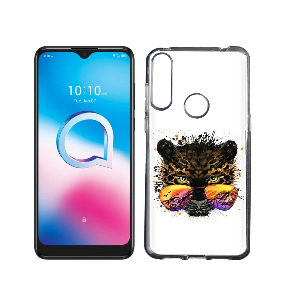 

Чехол MyPads Tocco для Alcatel 3L (2020) 5029Y тропический леопард (PT159035.666.649), Tocco
