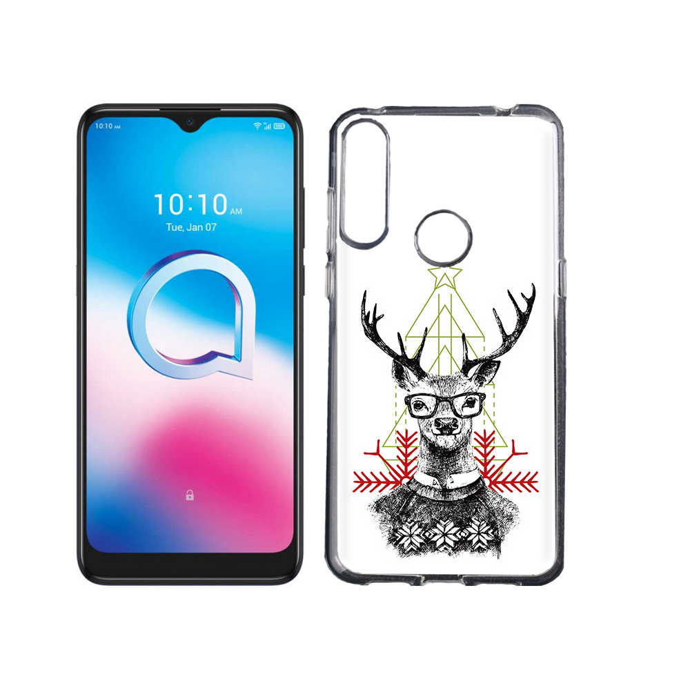 

Чехол MyPads Tocco для Alcatel 3L (2020) 5029Y умный олень (PT159035.666.652), Tocco