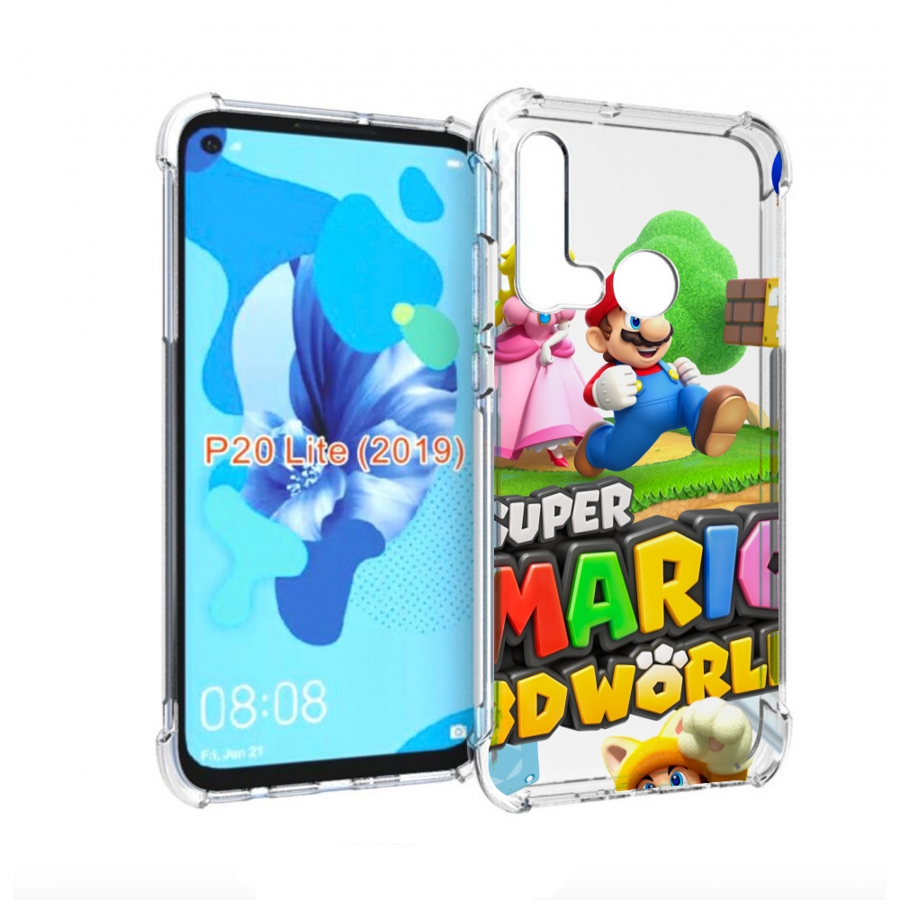 

Чехол бампер MyPads Super Mario 3D World для Huawei P20 Lite (20, Прозрачный, Tocco
