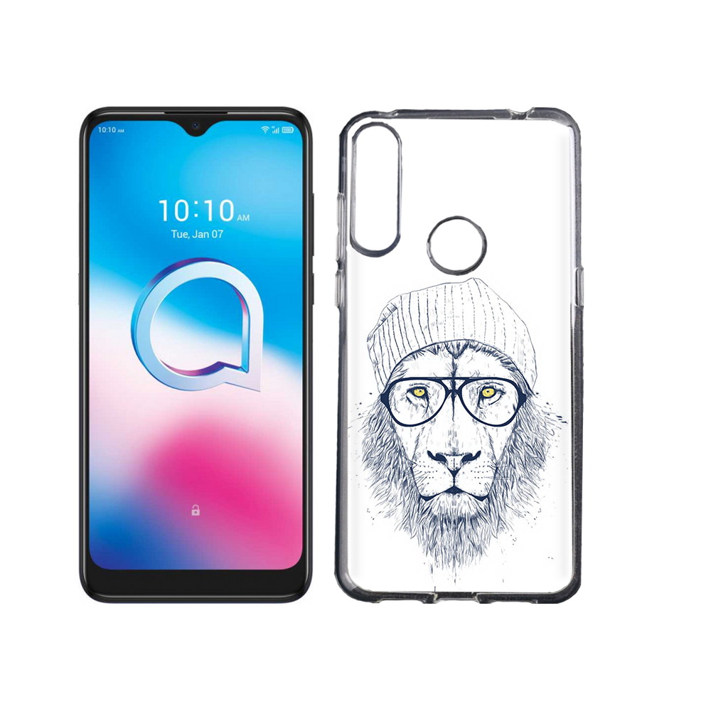 

Чехол MyPads Tocco для Alcatel 3L (2020) 5029Y хиппи лев (PT159035.666.663), Tocco