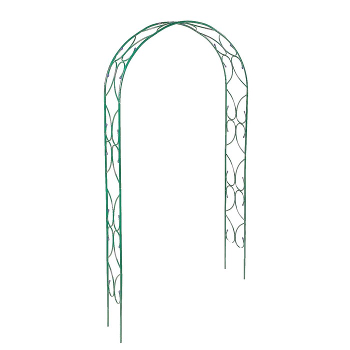 Садовая арка Узор-2 разборная металл зеленая 250 х 120 см 1 шт.