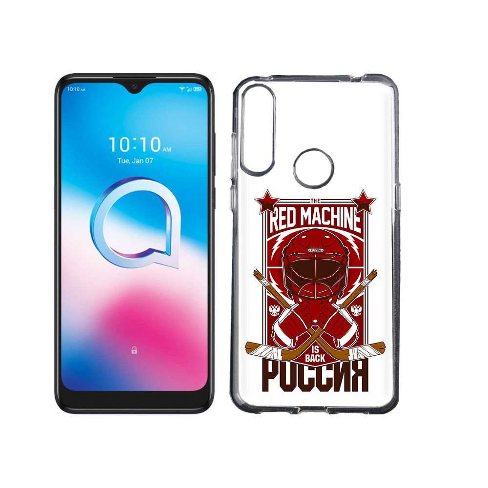 

Чехол MyPads Tocco для Alcatel 3L (2020) 5029Y хоккей россия (PT159035.666.666), Tocco