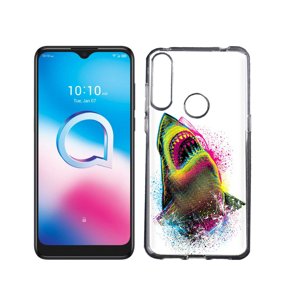 

Чехол MyPads Tocco для Alcatel 3L (2020) 5029Y челюсти-2 (PT159035.666.674), Tocco