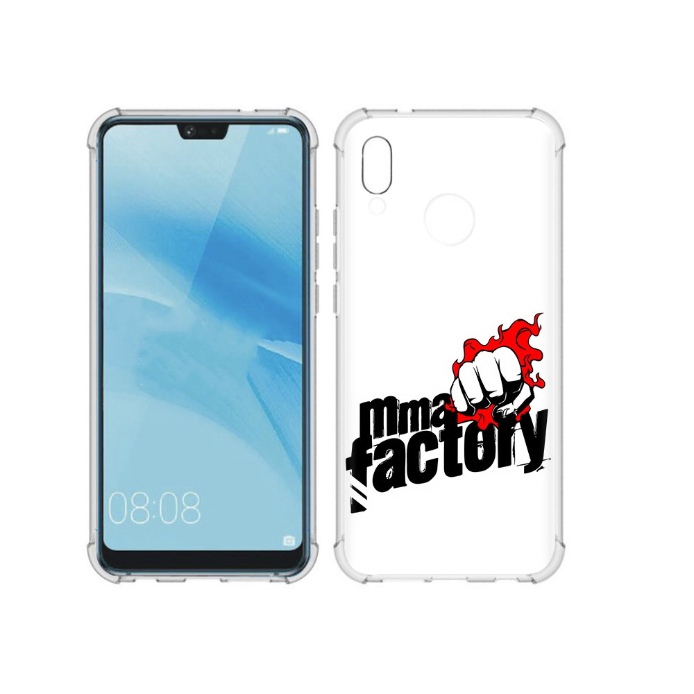 

Чехол MyPads Tocco для Huawei P20 Lite Единоборства ММА (PT130405.51.74), Прозрачный, Tocco