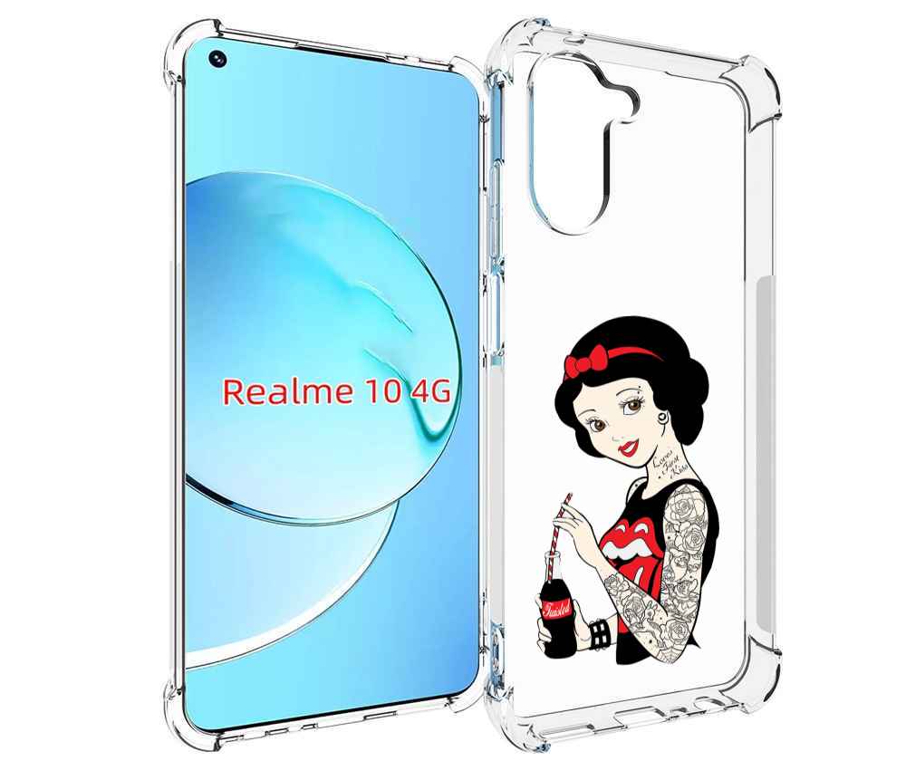 

Чехол MyPads любительница-колы женский для Realme 10, Прозрачный, Tocco
