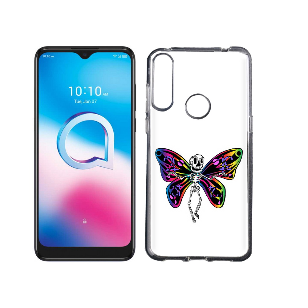 

Чехол MyPads Tocco для Alcatel 3L (2020) 5029Y эффект бабочки (PT159035.666.701), Tocco