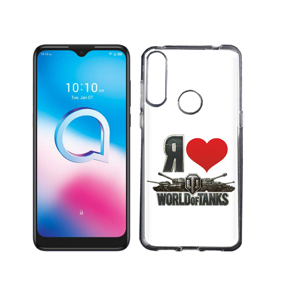 

Чехол MyPads Tocco для Alcatel 3L (2020) 5029Y я люблю ворлд оф танк (PT159035.666.702), Tocco