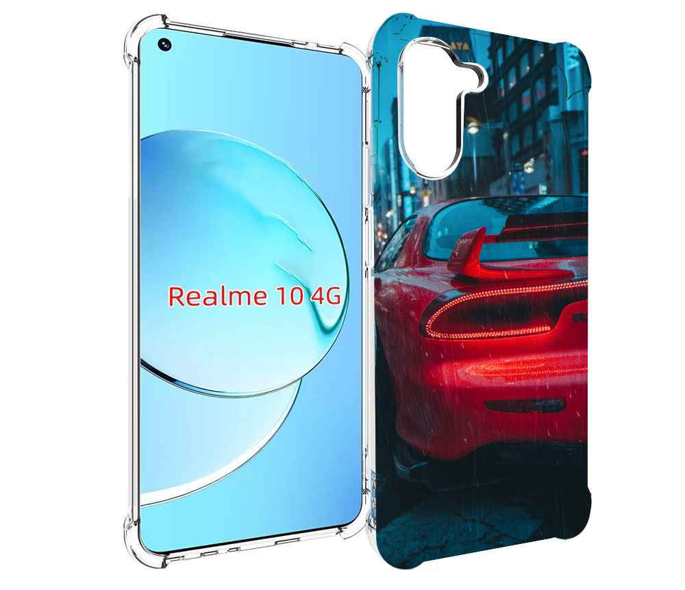 

Чехол MyPads мазда-рх7 для Realme 10, Прозрачный, Tocco