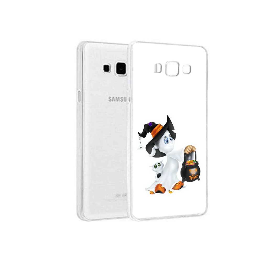

Чехол MyPads Tocco для Samsung Galaxy A5 (2015) Маленький призрак, Прозрачный, Tocco