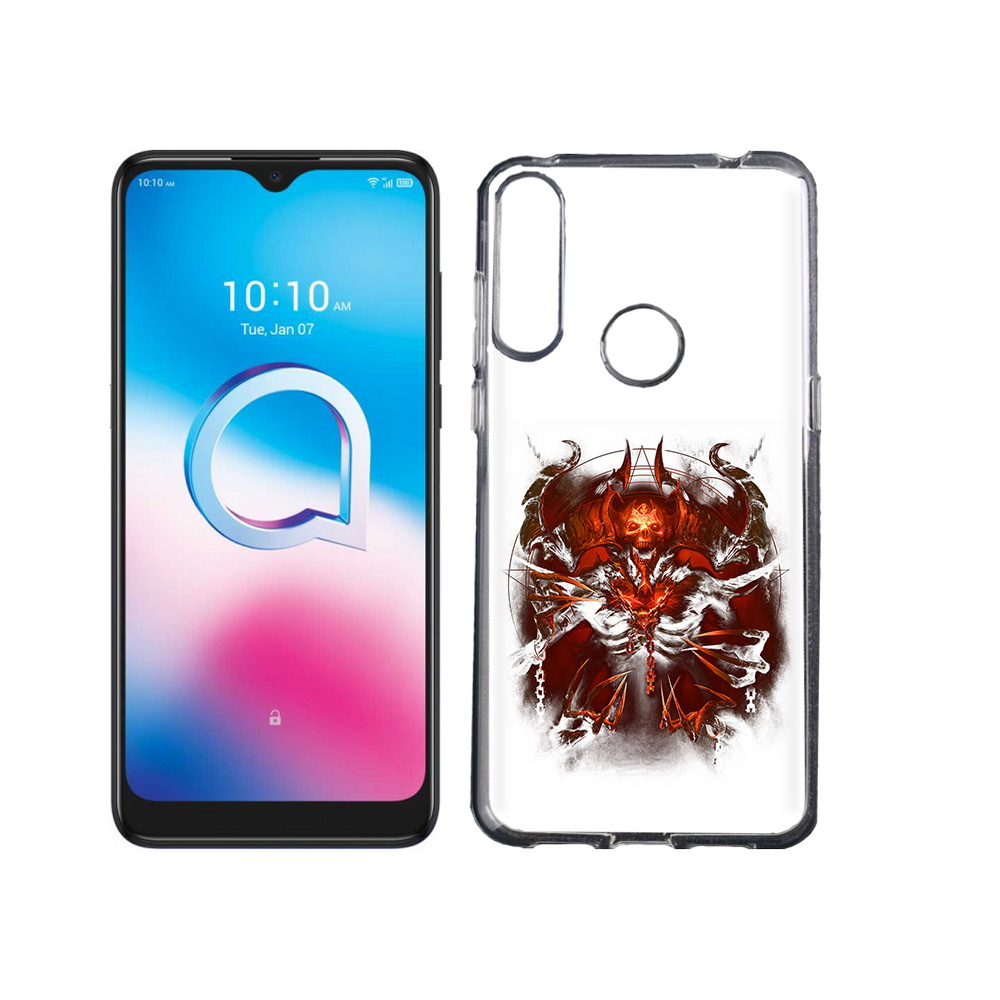 

Чехол MyPads Tocco для Alcatel 3L (2020) 5029Y яркий демон (PT159035.666.708), Tocco