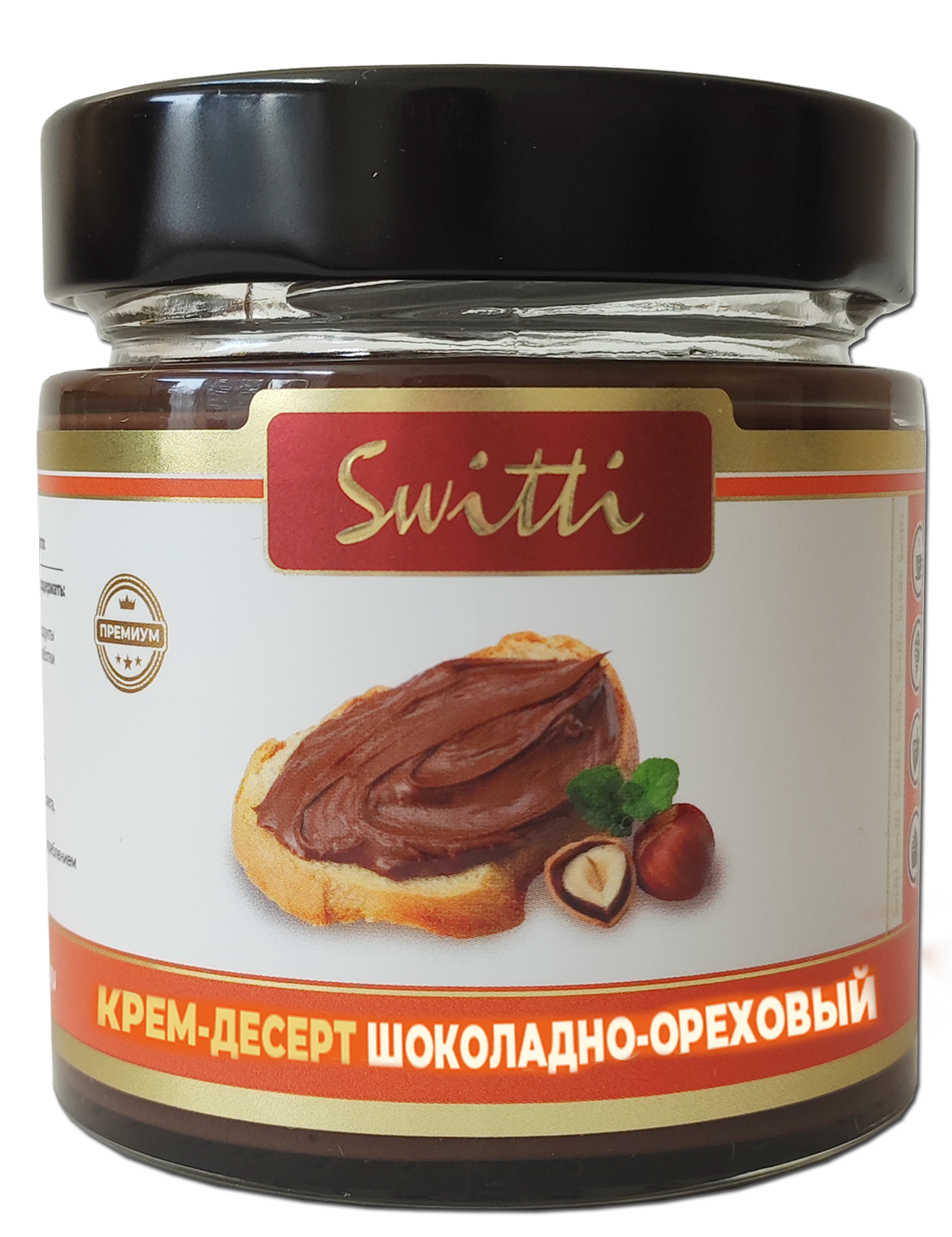 

Крем-десерт Switti шоколадно-ореховый, 180 г