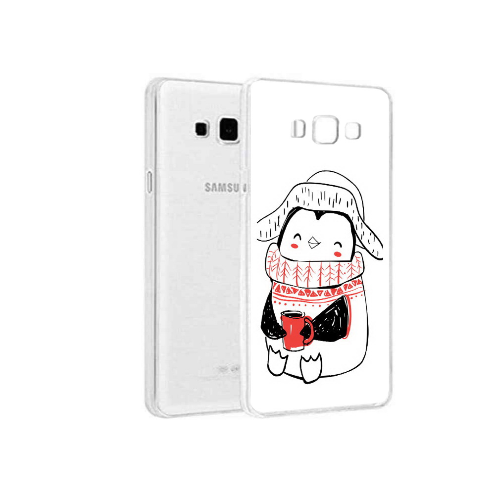 

Чехол MyPads Tocco для Samsung Galaxy A5 (2015) Милый пингвин, Прозрачный, Tocco