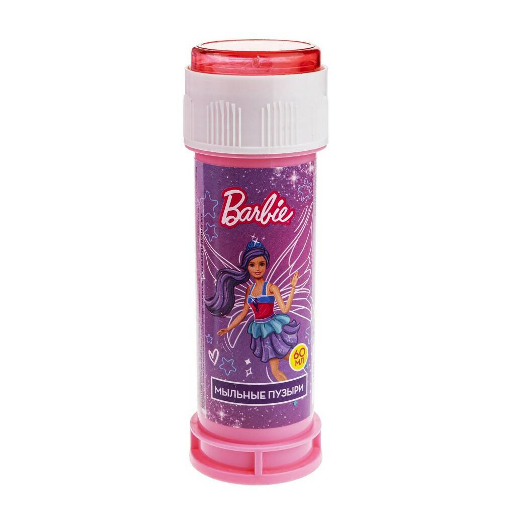 

Мыльные пузыри 1toy Barbie, 60 мл Т22255