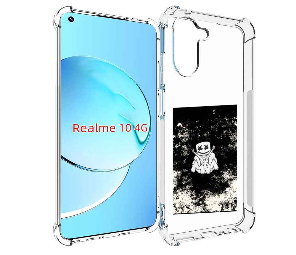 

Чехол MyPads маршмеллоу-френдс для Realme 10, Прозрачный, Tocco