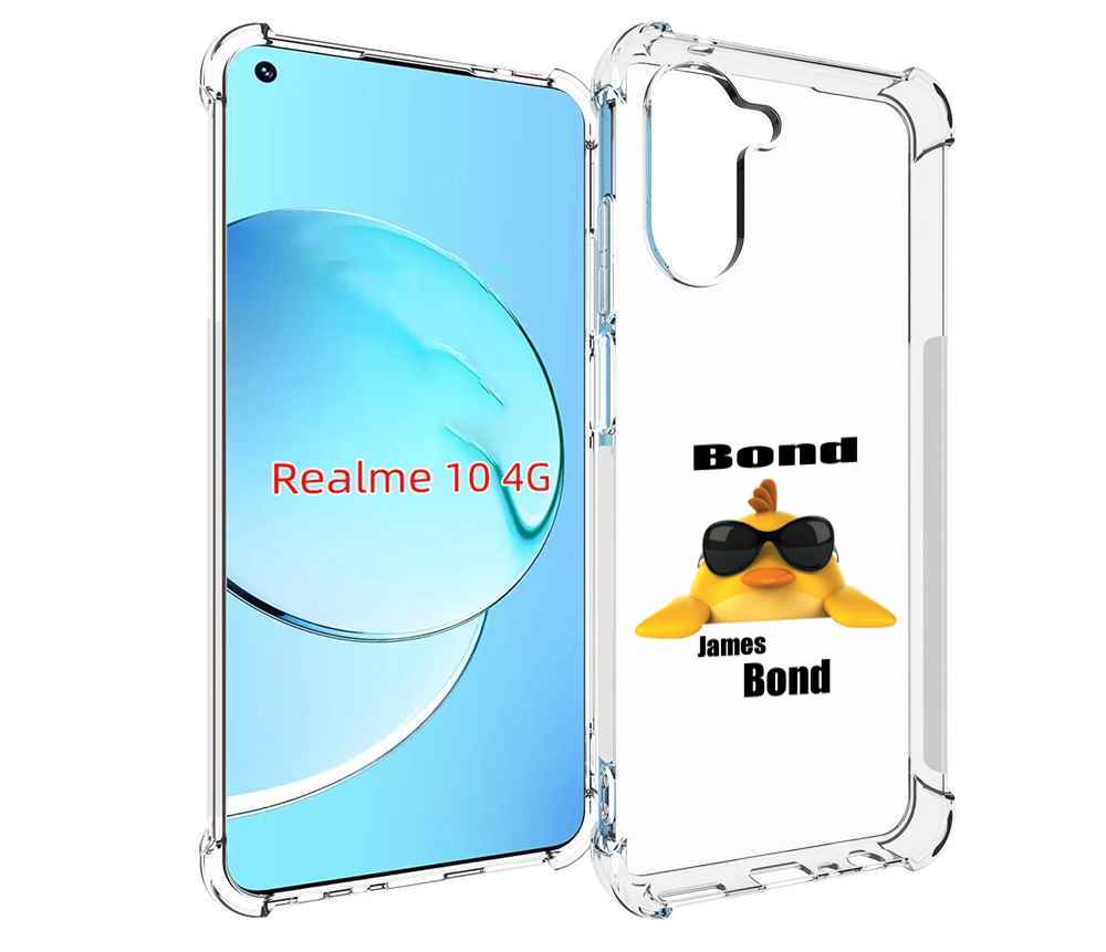 

Чехол MyPads бонд для Realme 10, Прозрачный, Tocco