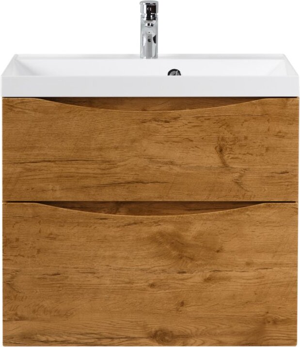 

Тумба с раковиной BelBagno Marino H60 70 RN, Коричневый, MARINO-H60-700-2C-SO-RN-P+BB700/450-LV-MR-AST