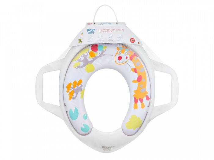 

Накладка на унитаз с ручками Roxy Kids Жираф RTS62212, Разноцветный