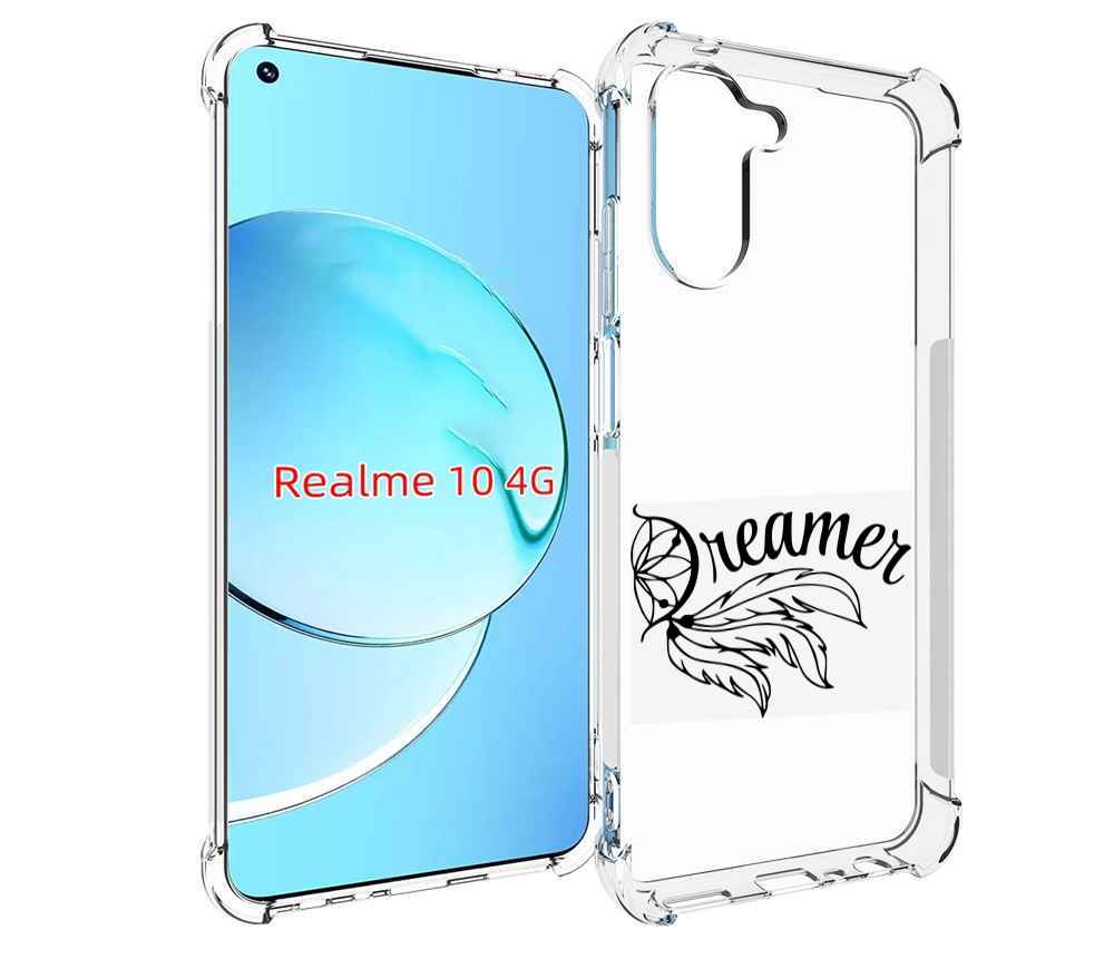

Чехол MyPads мечтадел для Realme 10, Прозрачный, Tocco