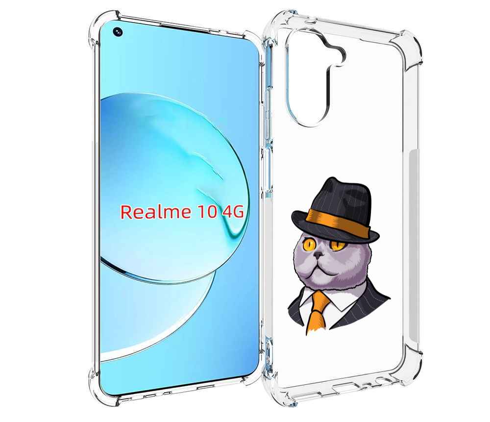 

Чехол MyPads британец для Realme 10, Прозрачный, Tocco