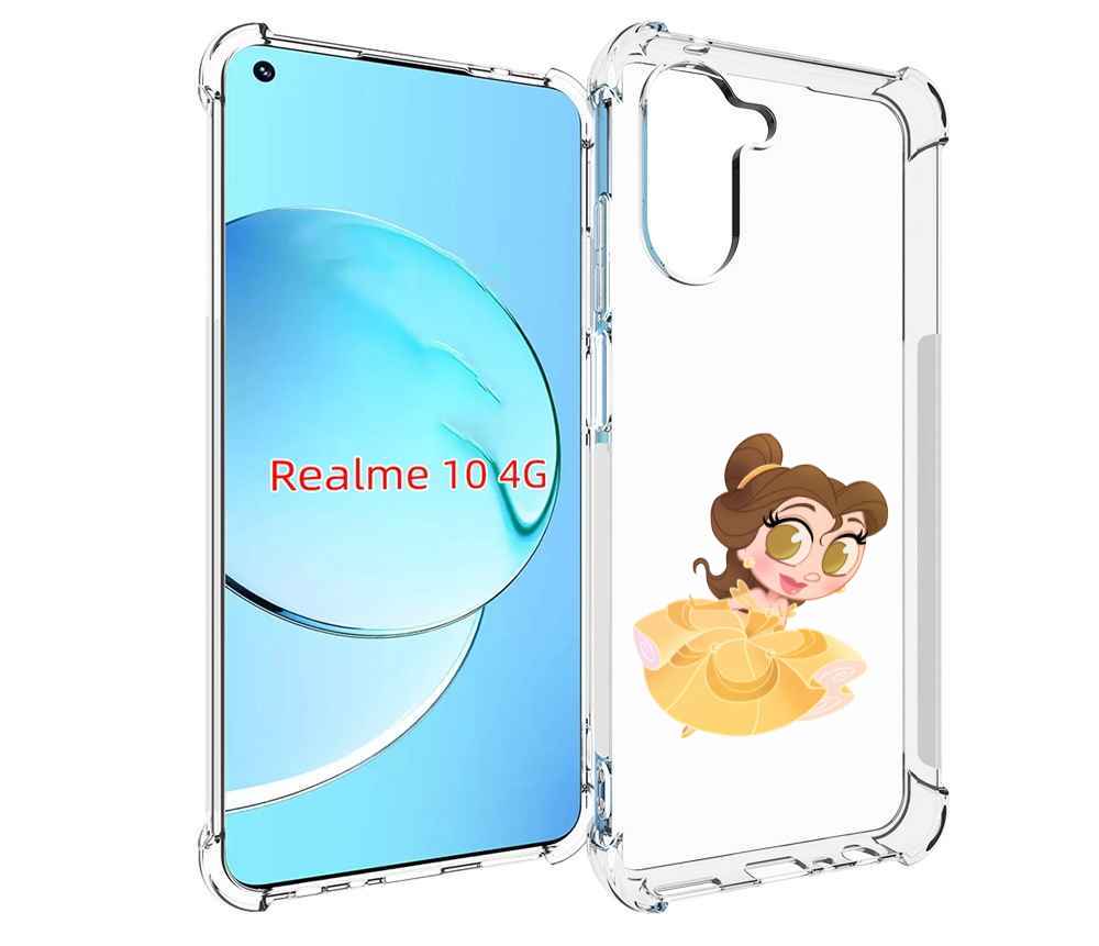 

Чехол MyPads мини-принцесса женский для Realme 10, Прозрачный, Tocco