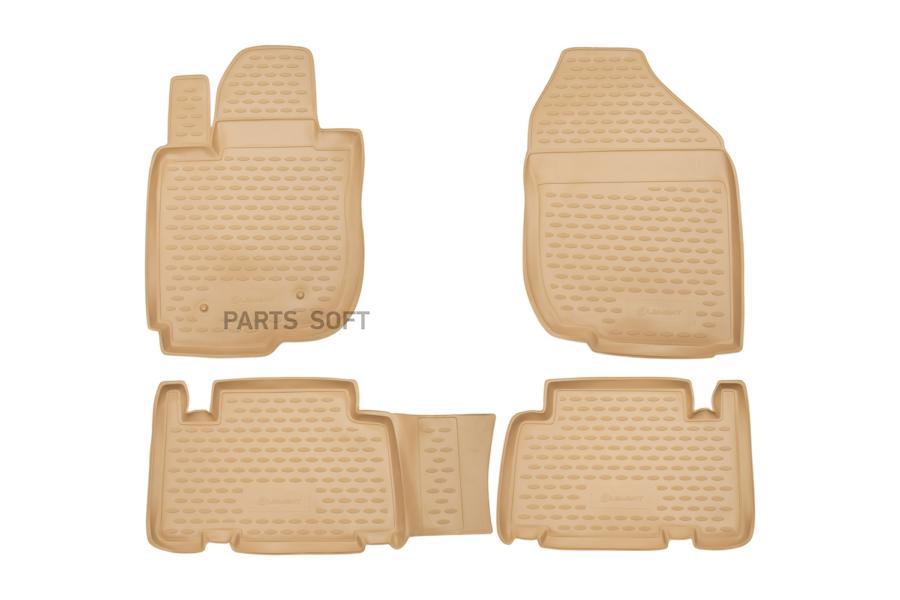 

Коврики в салон Toyota RAV4 06) 4 шт. (полиуретан бежевые)