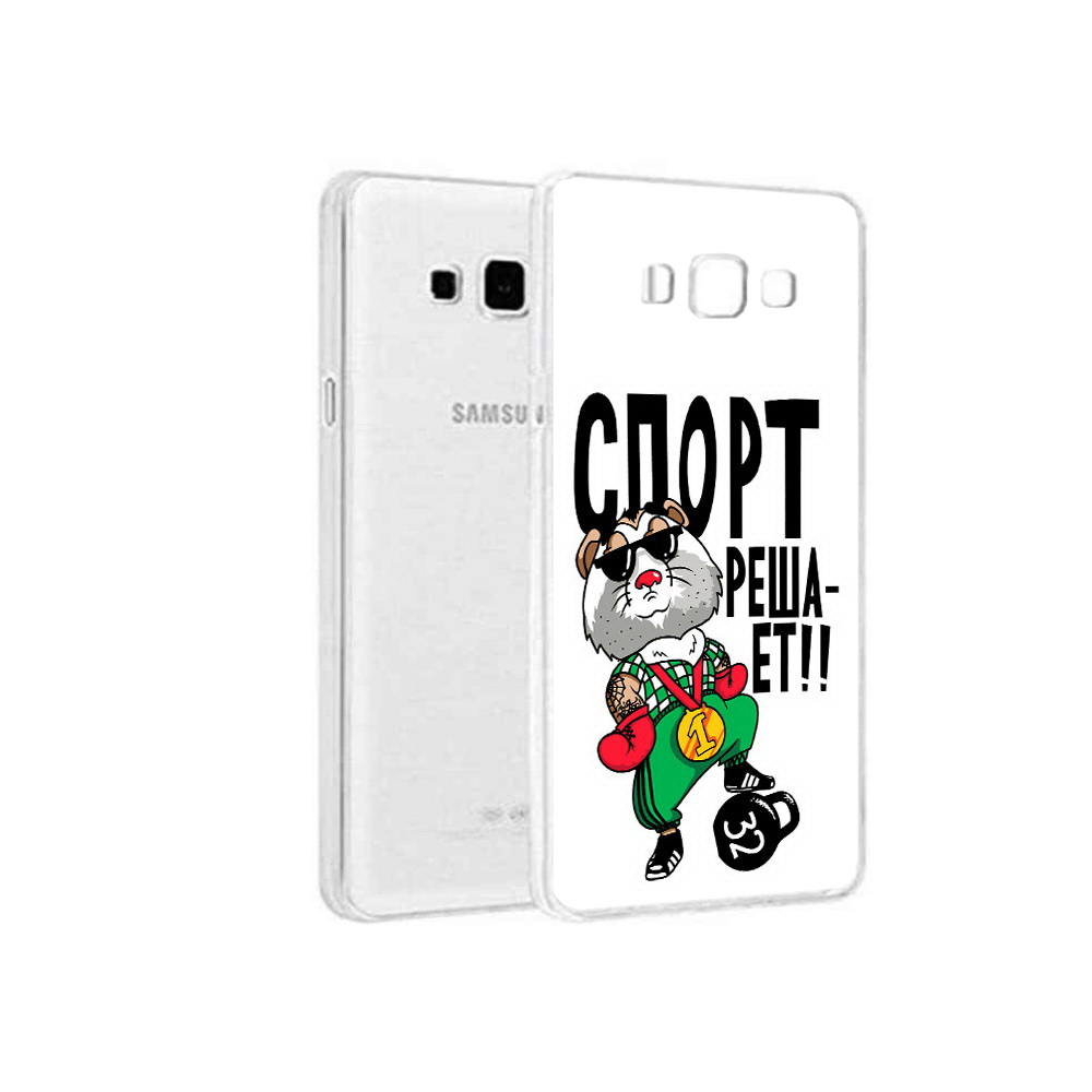 

Чехол MyPads Tocco для Samsung Galaxy A5 (2015) Спорт решает, Прозрачный, Tocco
