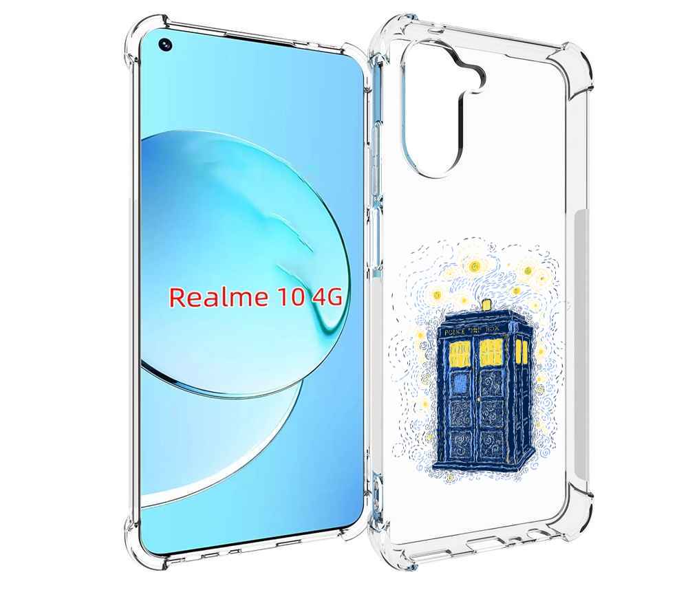 

Чехол MyPads будка рисунок для Realme 10, Прозрачный, Tocco