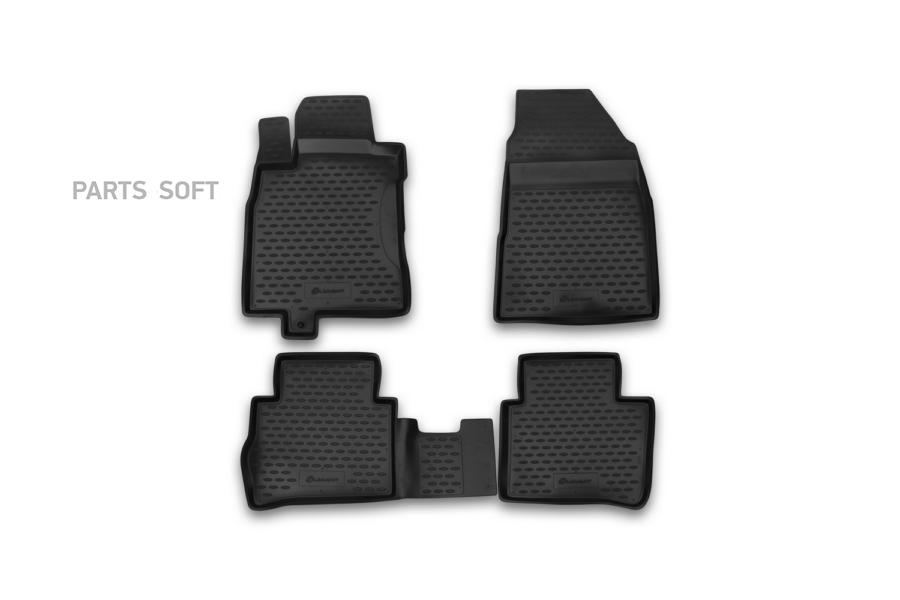 

Коврики в салон NISSAN Tiida 2004-2015, 4 шт. (полиуретан)