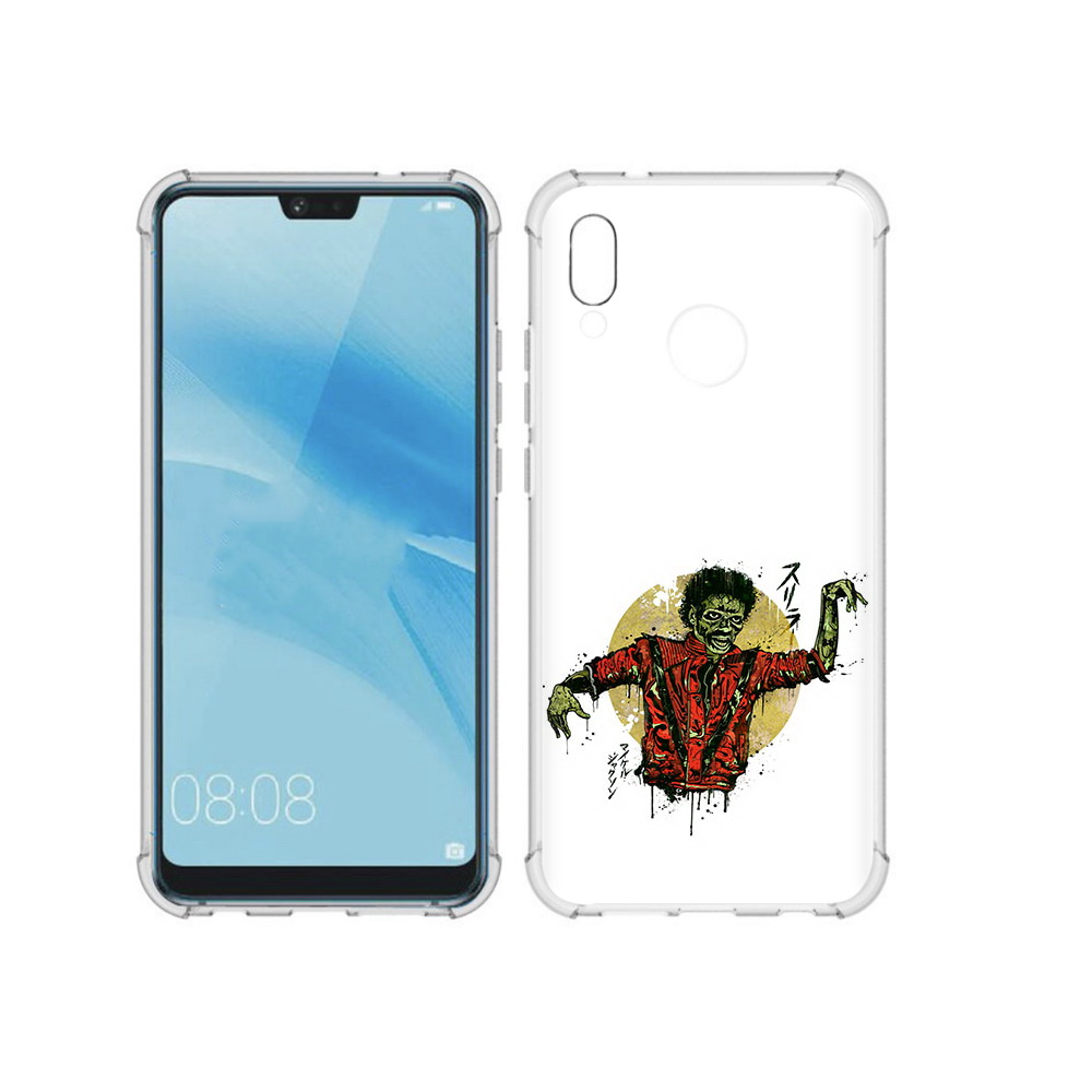 

Чехол MyPads Tocco для Huawei P20 Lite Зомби (PT130405.51.89), Прозрачный, Tocco