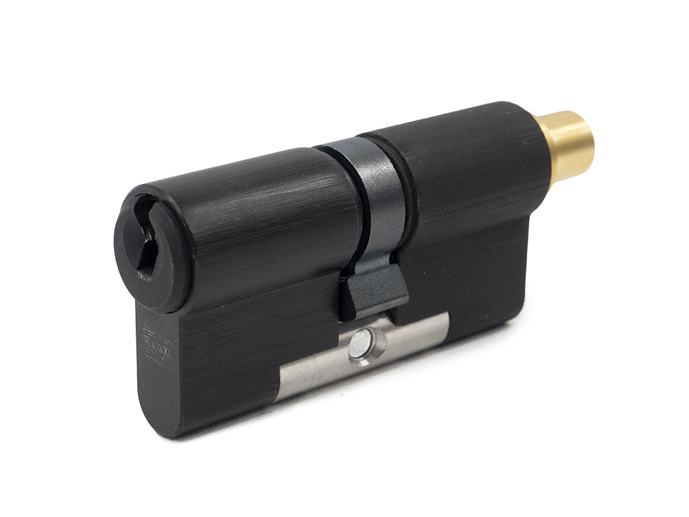 

Цилиндр EVVA ICS ключ-вертушка (размер 46х61 мм) - Черный (5 ключей)