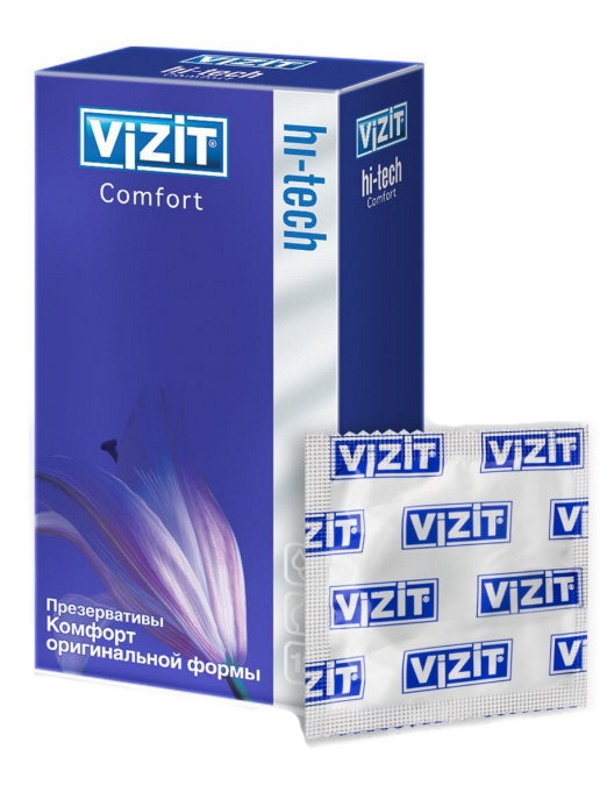 Презерватив Vizit Hi-tech Comfort (комфорт) №12