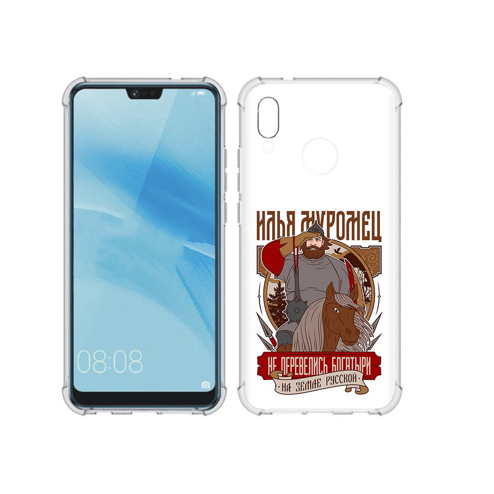 

Чехол MyPads Tocco для Huawei P20 Lite Илья Муромец (PT130405.51.92), Прозрачный, Tocco