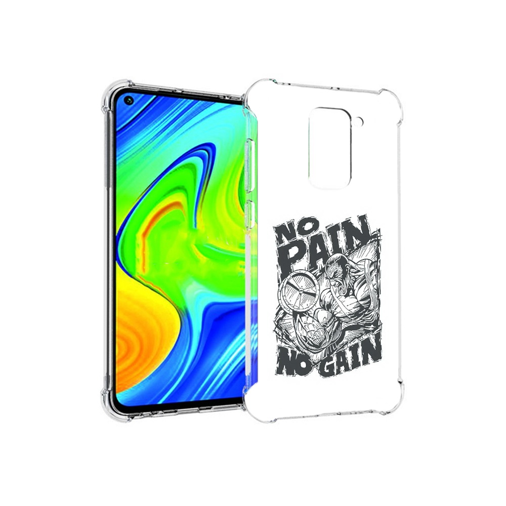 Чехол MyPads Tocco для Xiaomi Redmi Note 9 бодибилдинг тяжелая работа (PT150805.258.238)