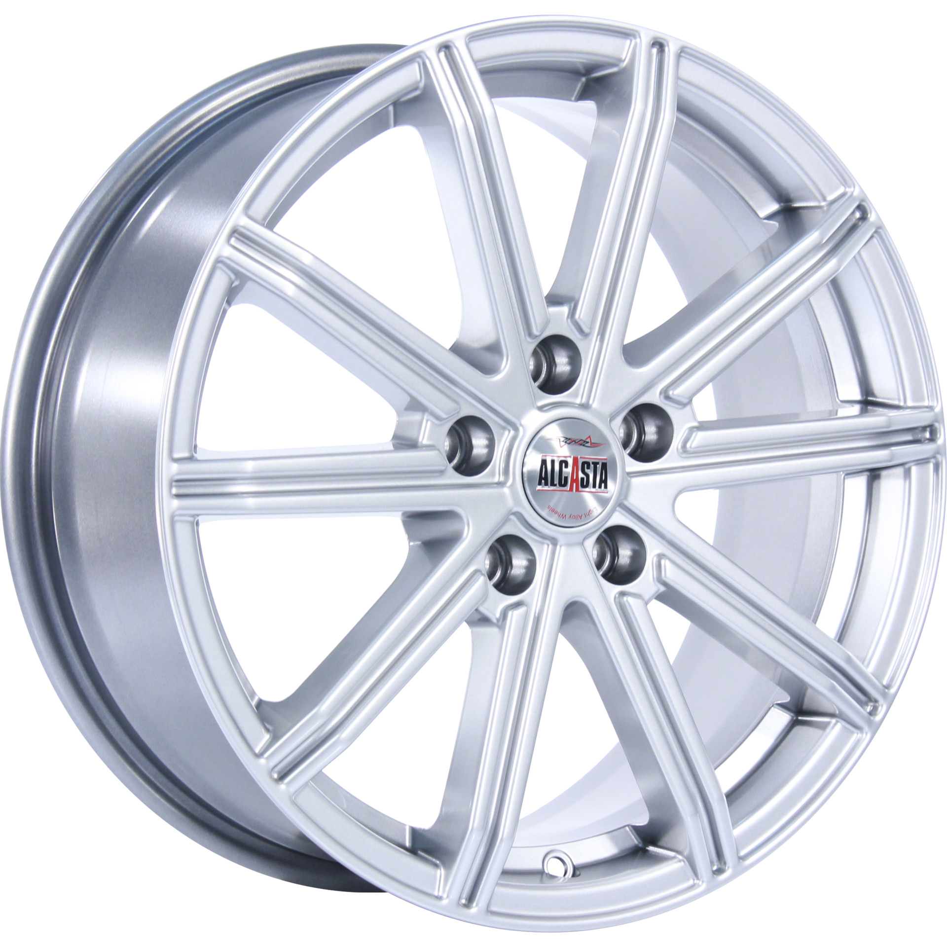 

Колесный диск Alcasta M64 (HS) 7xR17 ET45 5*114.3 D67.1, Серебристый