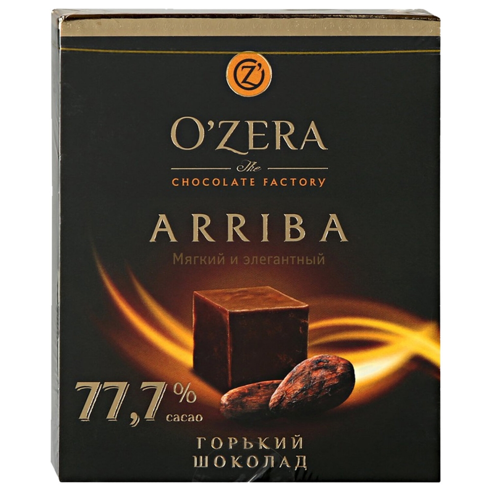 Набор из 6 шт, Шоколад порционный O'ZERA Arriba, горький (какао 77,7%), 90 г, 684 (62263