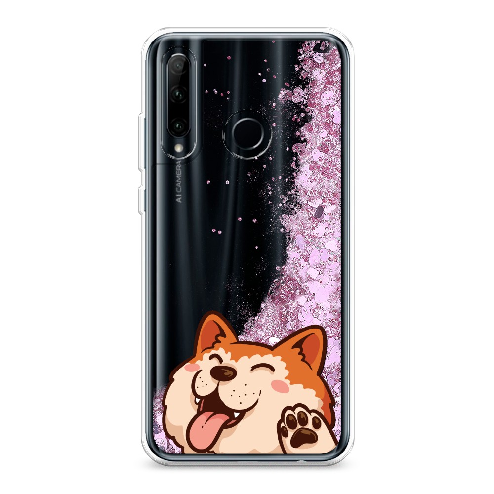

Чехол Awog на Honor 20 lite/Honor 10i/20e/P Smart Plus 2019 "Акита-ину машет", Разноцветный, 69294-1