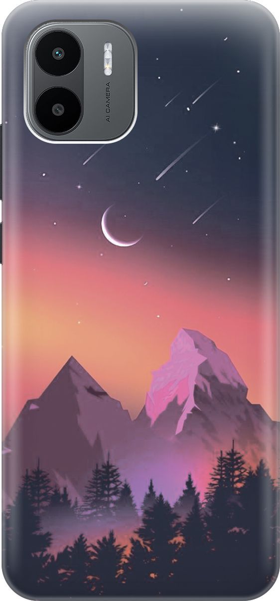 Силиконовый чехол на Xiaomi Redmi A1 с принтом 