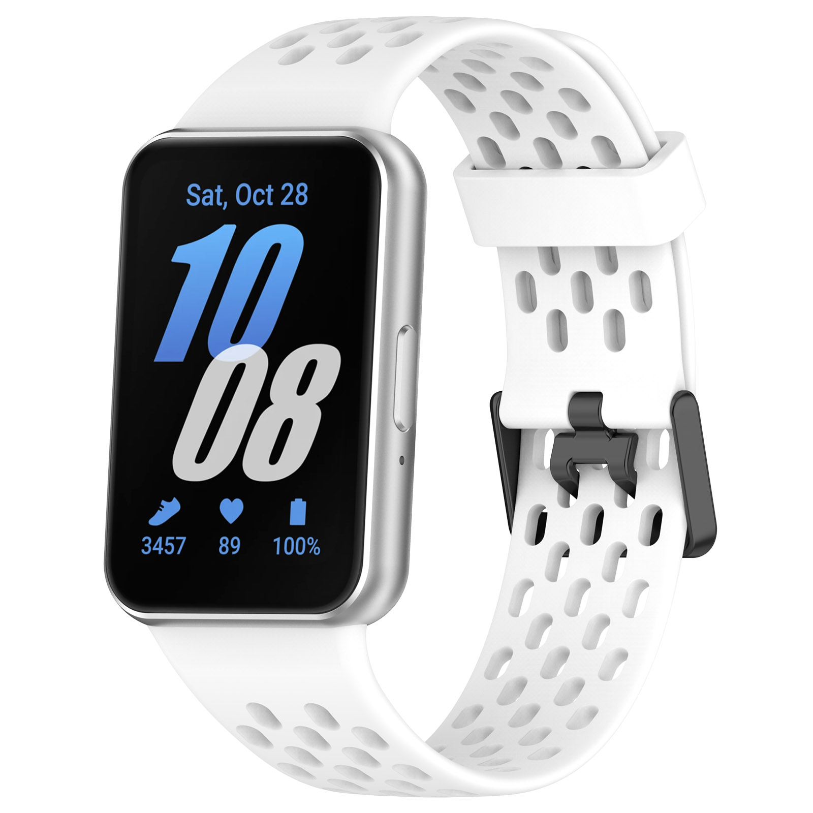 

Силиконовый ремешок для Samsung Galaxy Fit 3, с воздушными отверстиями, белый, Galaxy Fit 3
