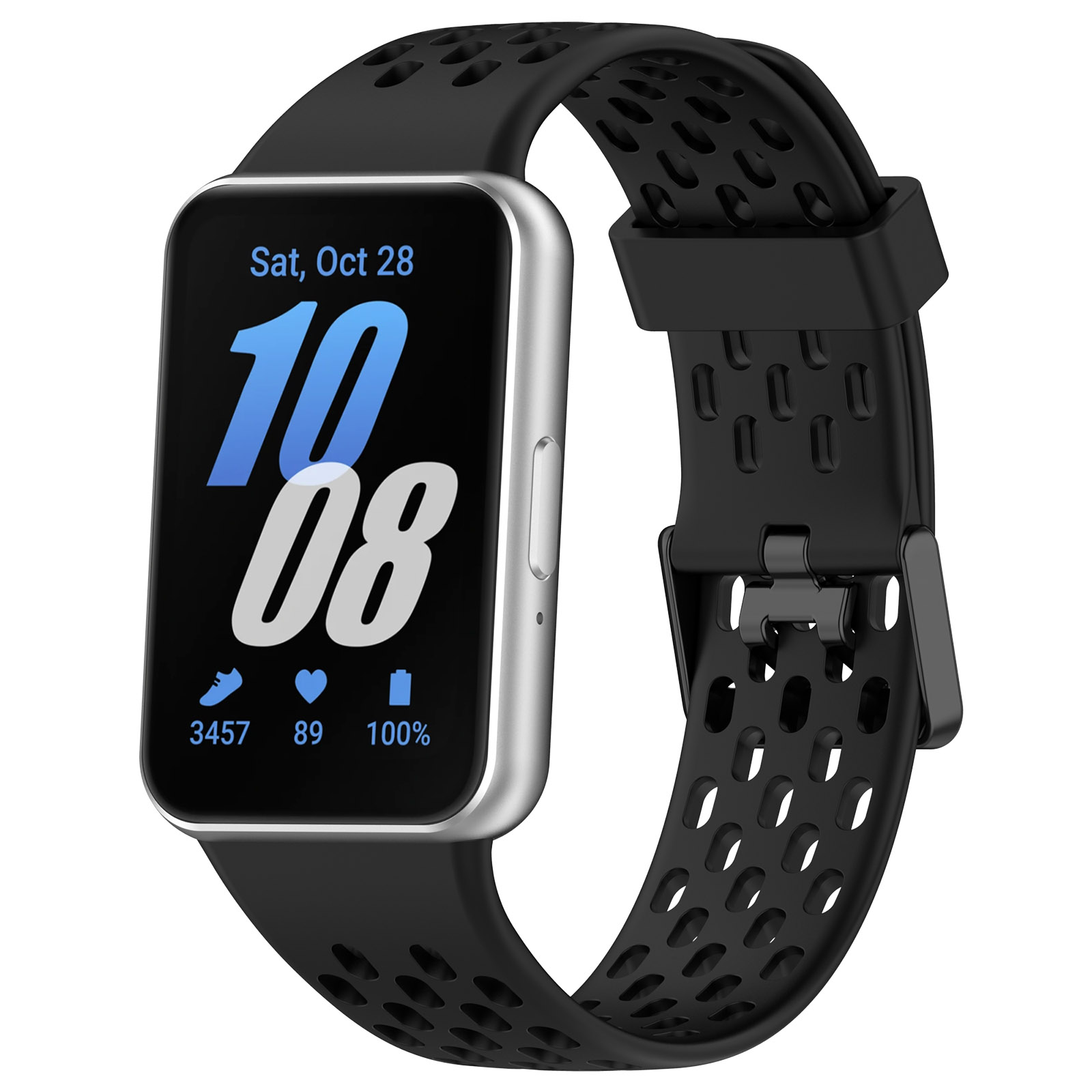 

Силиконовый ремешок для Samsung Galaxy Fit 3, с воздушными отверстиями, черный, Galaxy Fit 3