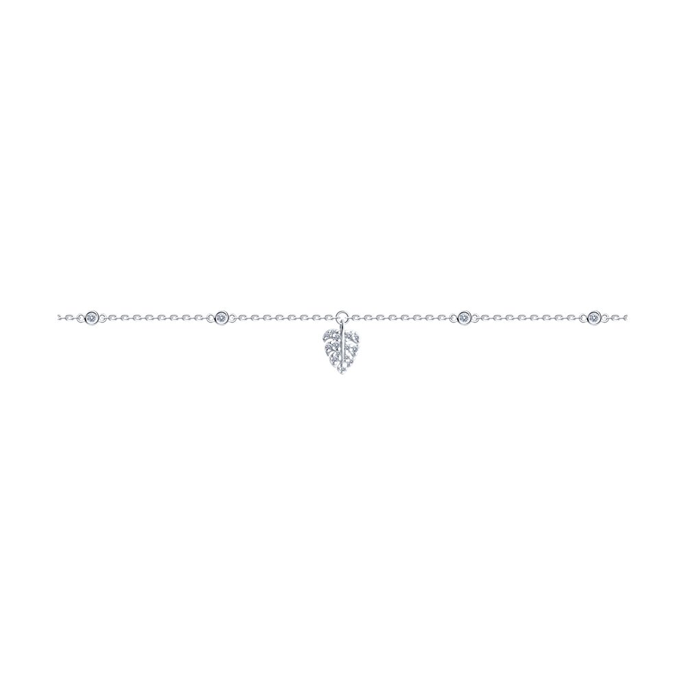 

Браслет из серебра с фианитом р. 16 SOKOLOV 94050985, 94050985