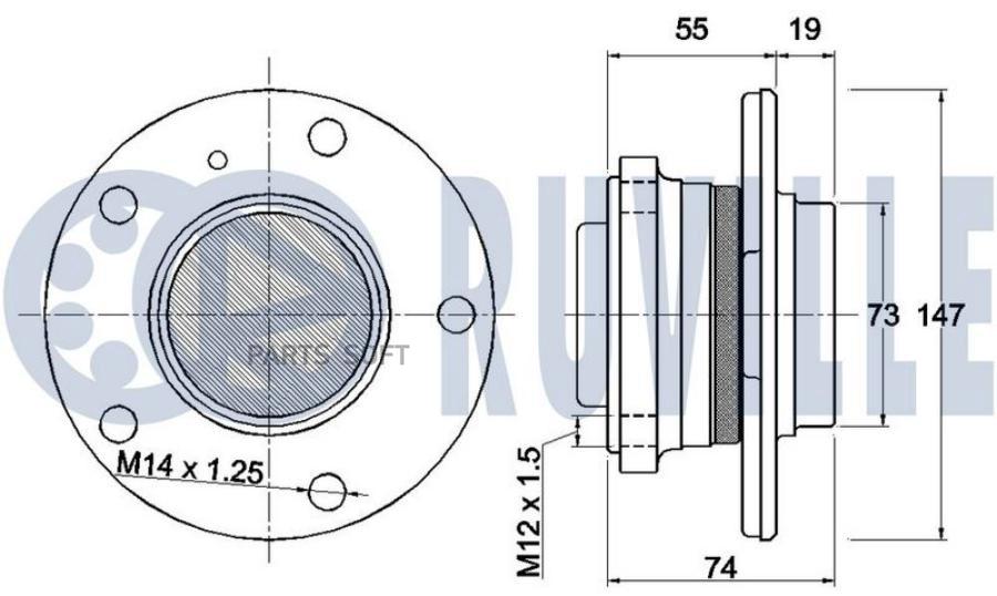 

Подшипник-Ступица Bmw Serie 2 Cabriolet (F23) T.T. Escluso Xdrive Serie 2 Coupe (F22) 228I