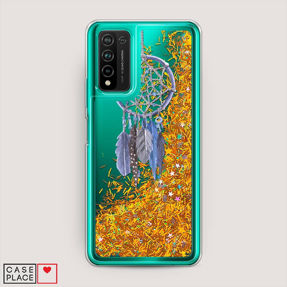 

Чехол Awog на Honor 10X Lite "Синий ловец снов акварель", Серый, 6104690-1