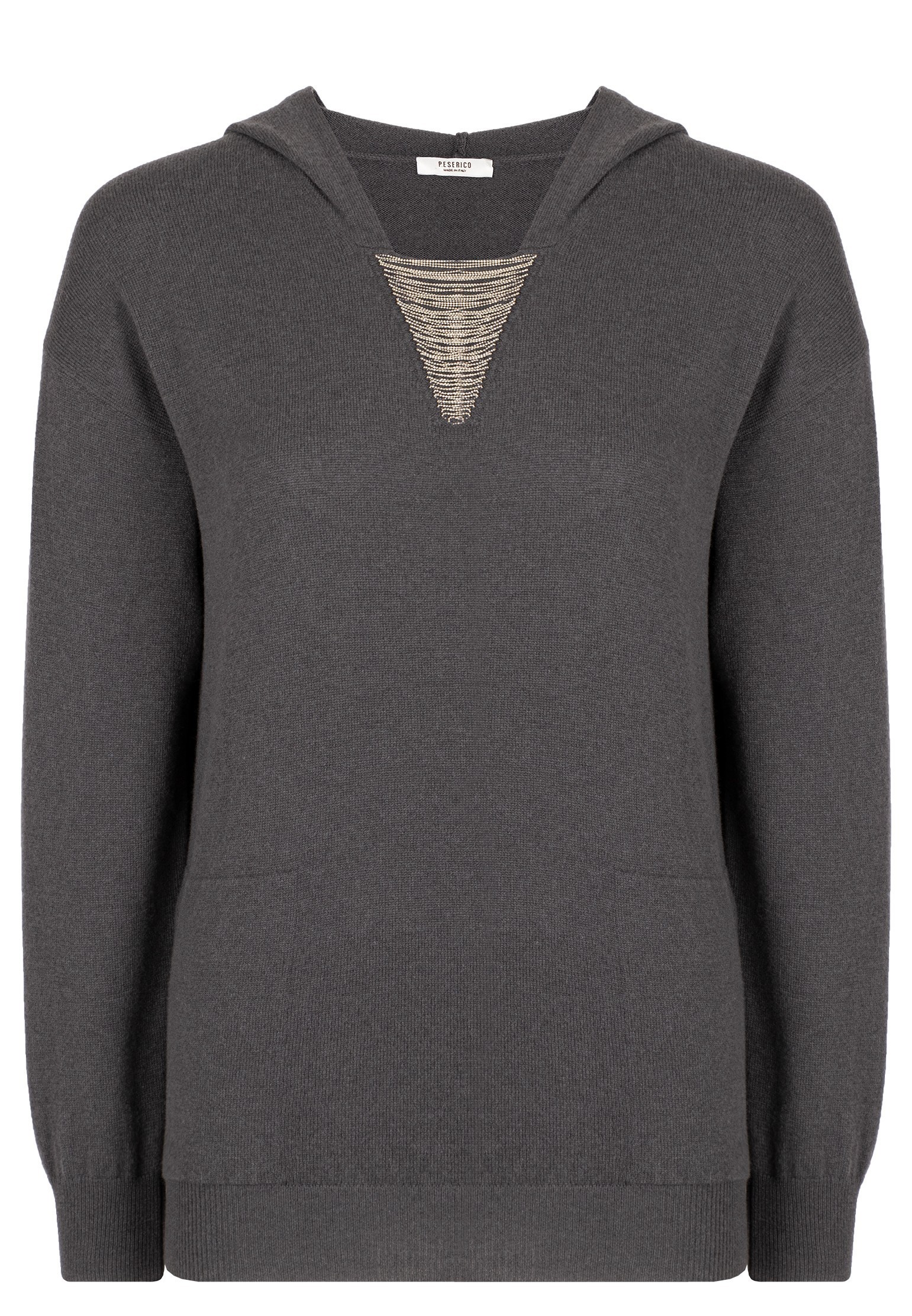 Джемпер женский Peserico 134540 серый 42 IT