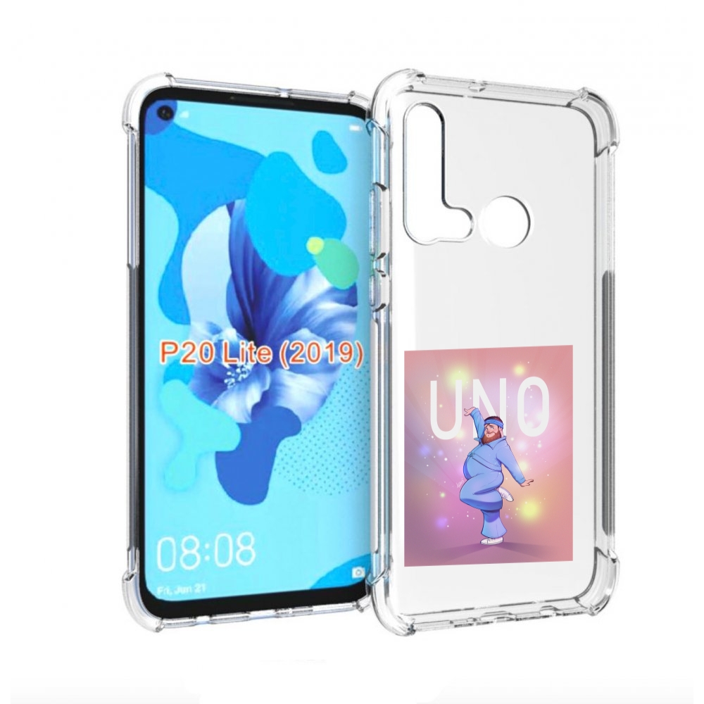 

Чехол бампер MyPads UNO-танцор для Huawei P20 Lite (2019), Прозрачный, Tocco