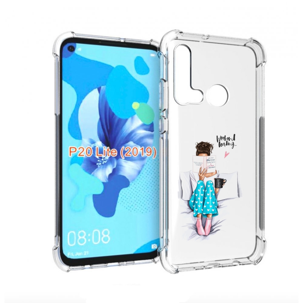 

Чехол бампер MyPads Weekend-loading для Huawei P20 Lite (2019), Прозрачный, Tocco