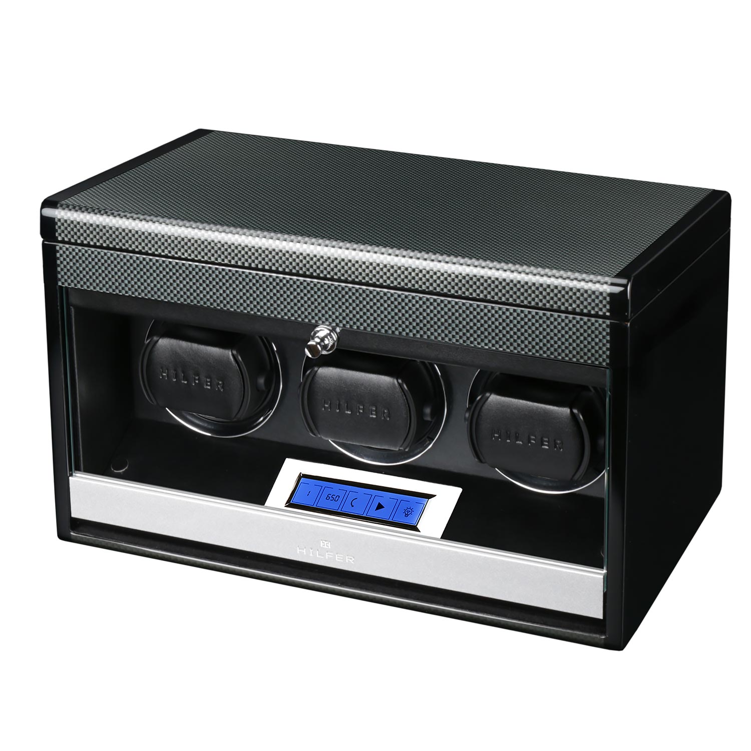 Шкатулка с автоподзаводом и хранением Hilfer T3TB