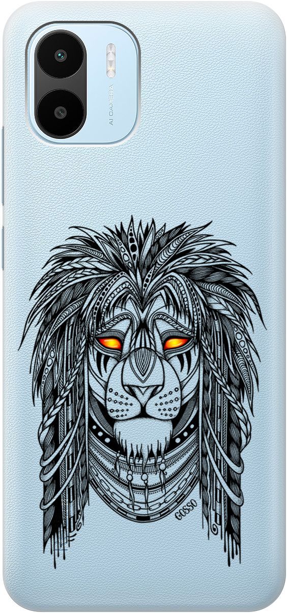 Силиконовый чехол на Xiaomi Redmi A1 с 3D принтом 