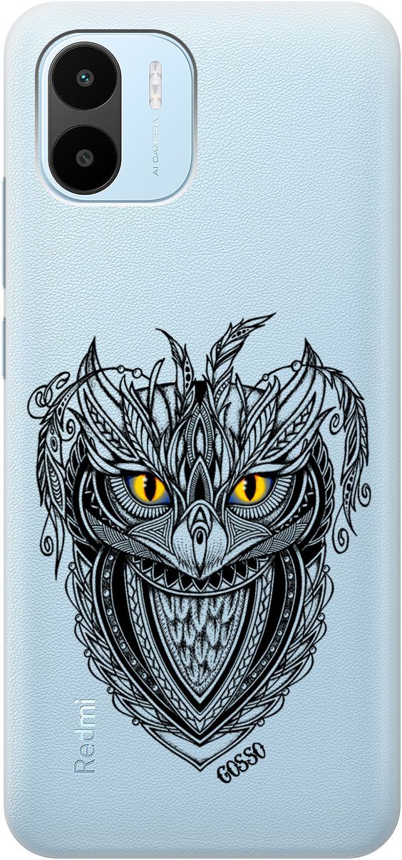 Силиконовый чехол на Xiaomi Redmi A1 с 3D принтом 